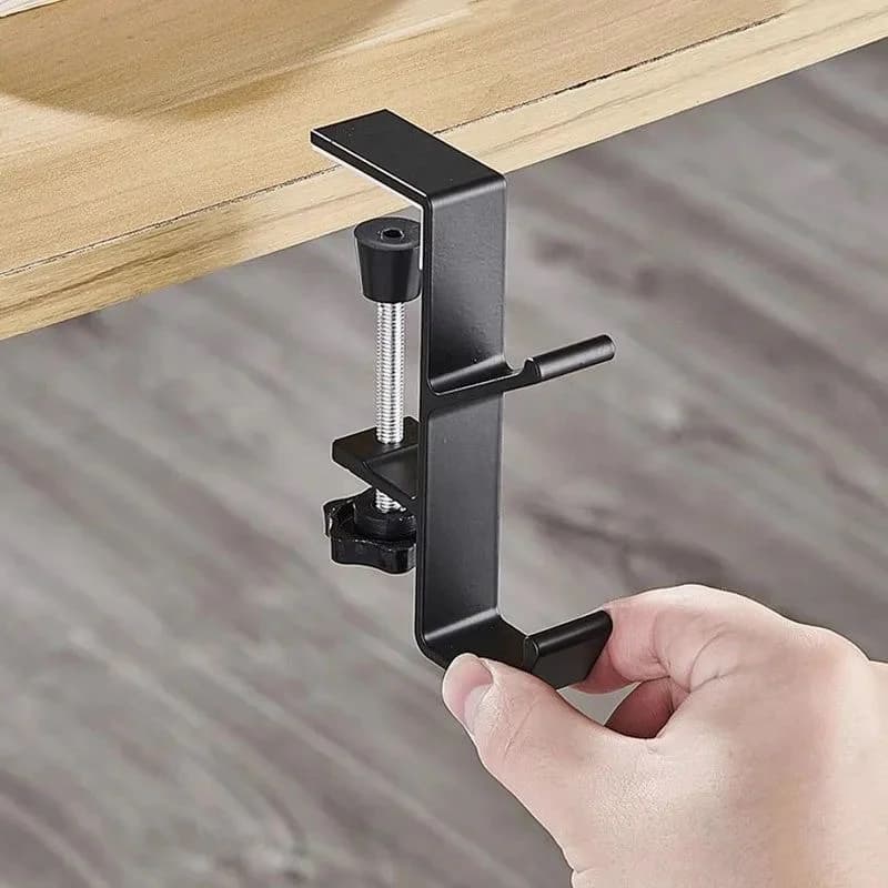 1/2pc Adjustable Desk Edge Hook Headphones Desk Hook Backpack Storage Hook For Hanger Punch-free Home Office 2030 Support
