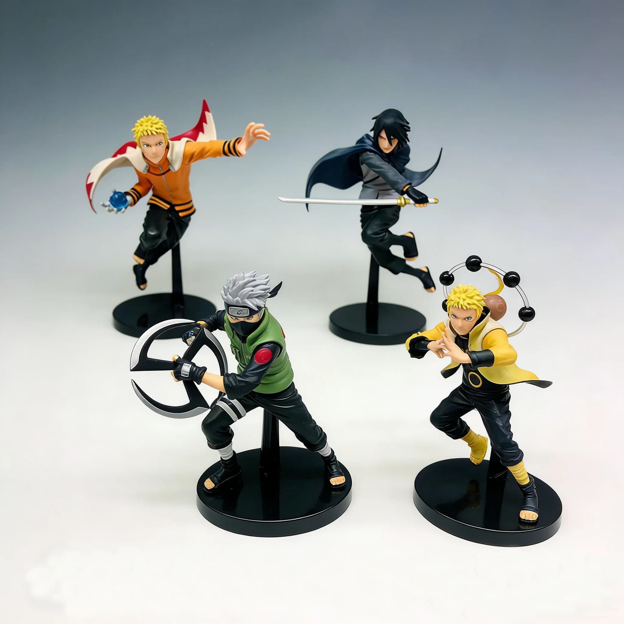 Nuova Action Figure Anime Naruto: Uzumaki Naruto, Hatake Kakashi, Gaara Versione Combattimento - Modellini da Collezione, Ornamenti, Giocattoli, Regali