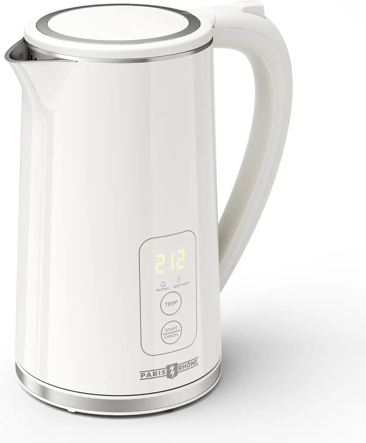 Electric Kettle Temperature Control, 1.7L Electric Tea Kettle Water Boiler, 4H Keep Warm with 6 Presets, LED Screen Electric Ket