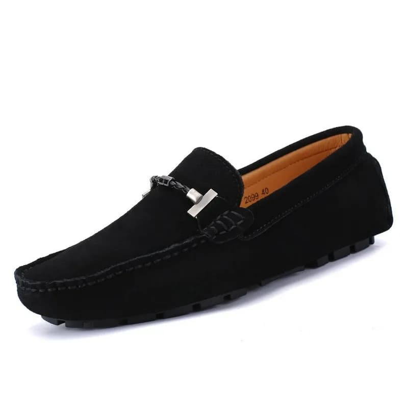 Mocassini da uomo di lusso Slip on Sneakers Scarpe da barca casual Scarpe da guida maschili di nuova moda Mocassini morbidi Scarpe basse da uomo in pelle scamosciata Zapatos