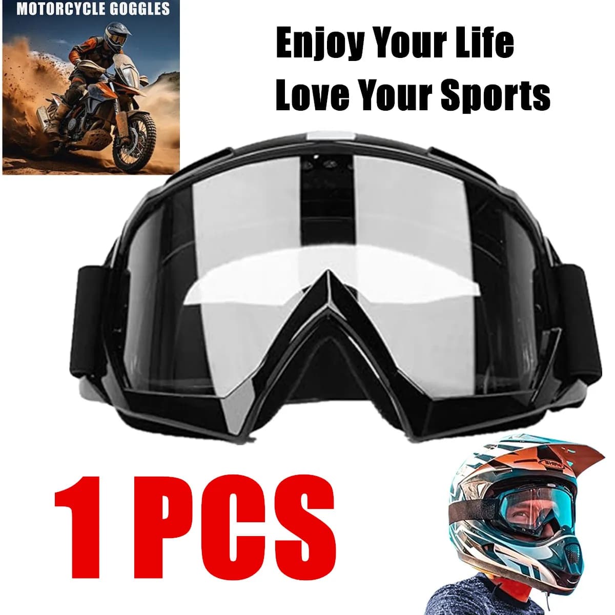 Occhiali da Moto per Esterni, Ciclismo, MX, Fuoristrada, Sci, ATV, Dirt Bike, Occhiali da Corsa per Motocross Fox