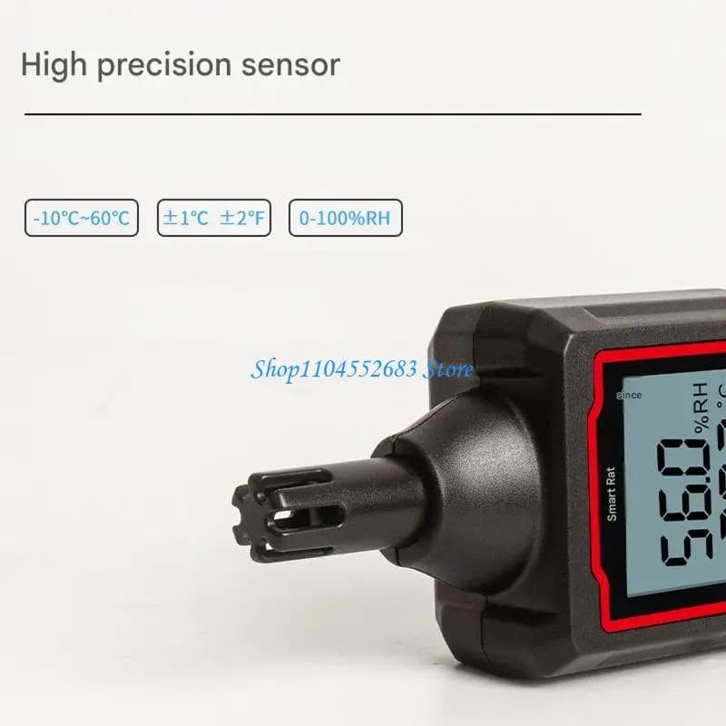 Digital Hygrometer Thermometers with High Accuracy LCD Display Temperature Moisture Monitor for Indoor Outdoor Use