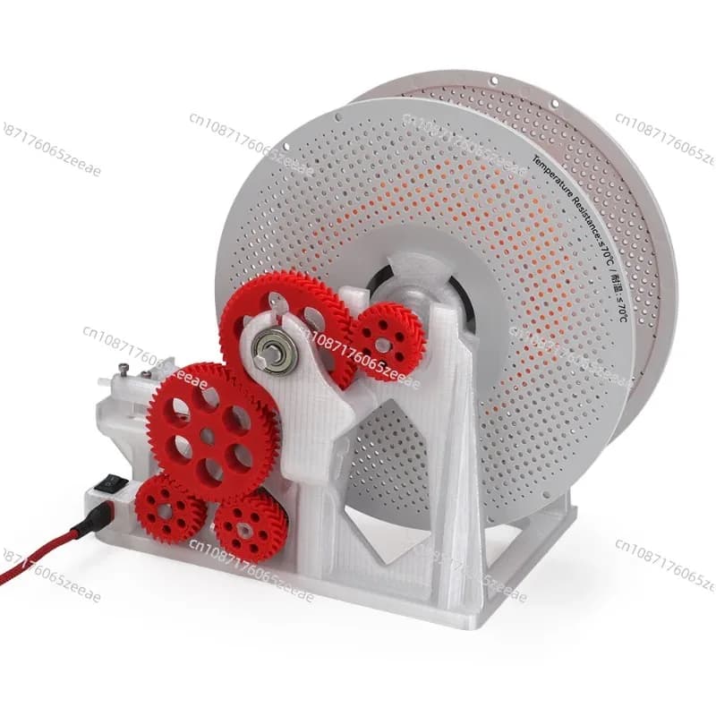 Portable Hand Crank 3D Filament Winder Spool Coiler Universal Winding Tool for PLA PETG ABS 3D Printing Consumables Organizer