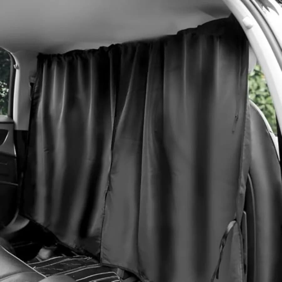Parasole per Finestrini Auto, Protezione UV e Privacy, Tende Divisorie Rimovibili, Accessori Universali per Interni Auto