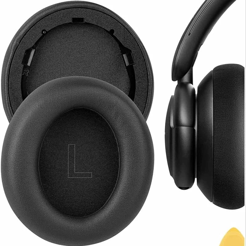 Cuscinetti auricolari per cuffie in morbida pelle di schiuma compatibili con le parti di riparazione delle cuffie auricolari wireless Life Q30 Q35