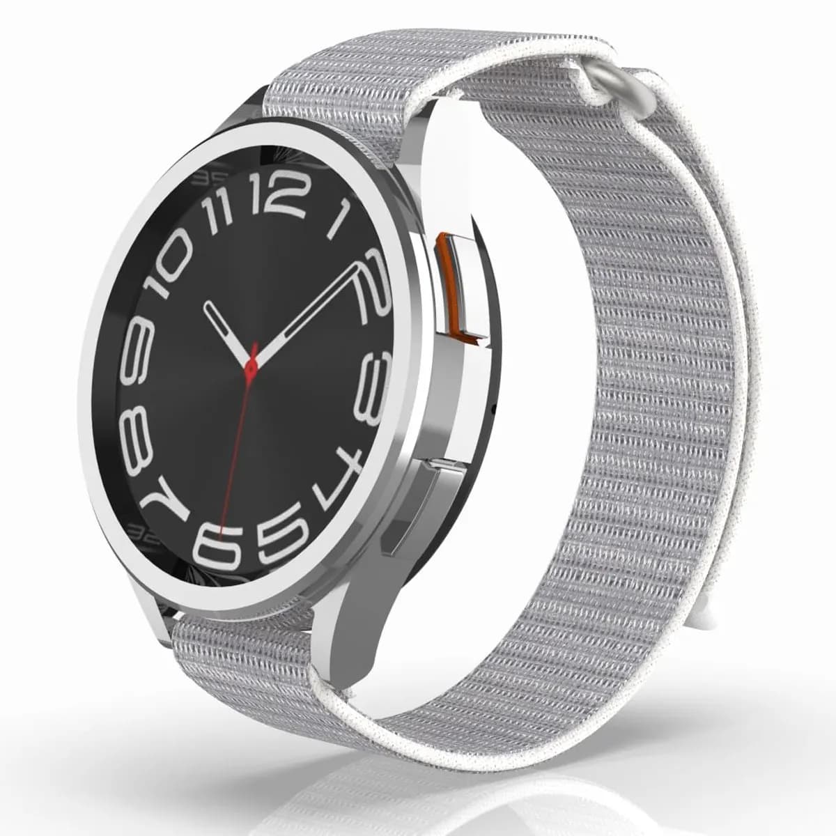 20mm Nylon Woven Watch Band Compatible with Samsung Galaxy Watch 3/4/5/6/7 – Universal Quick Release Strap for 20mm Lug Watches