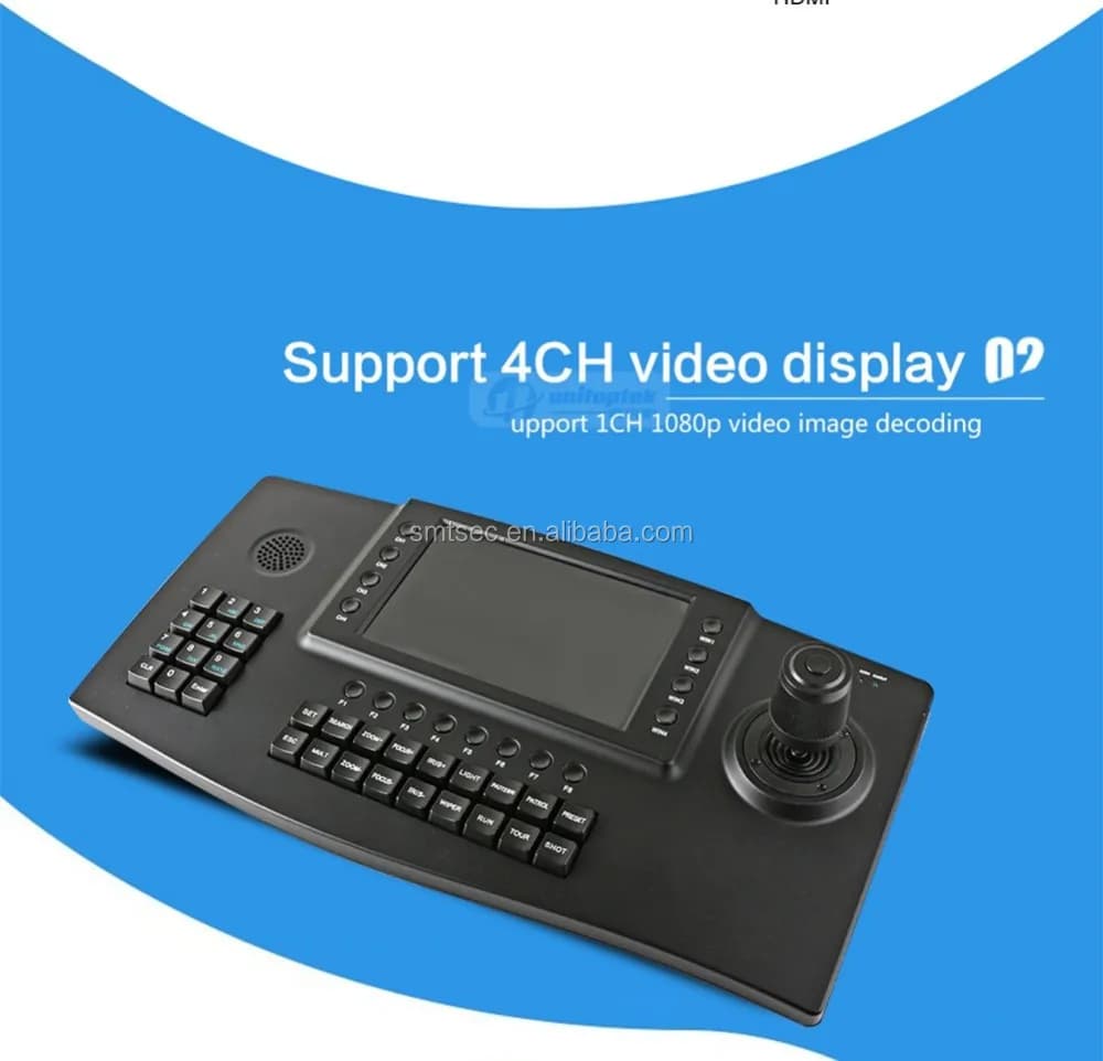 Tastiera di Controllo di Rete Smart Security SKB-N402 H.265 H.264 7" LED per Telecamere IP PTZ