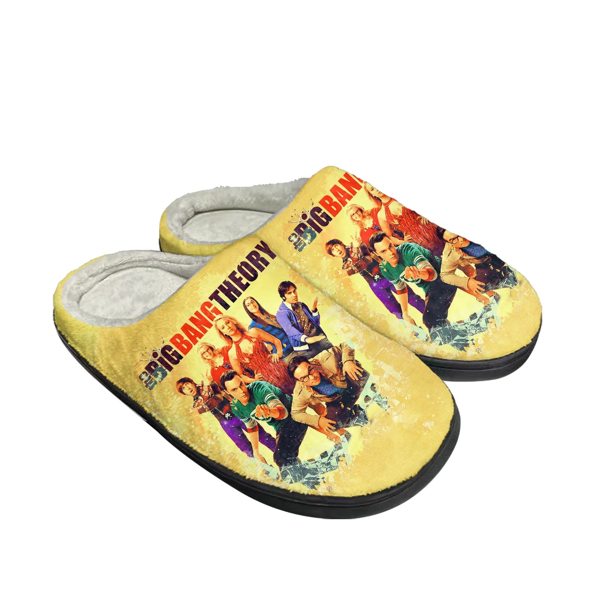 The Big TBBT Schrodinger's Cat Home Pantofole in cotone Uomo Donna Peluche Camera da letto Casual Mantieni calde Scarpe Scarpe personalizzate per interni