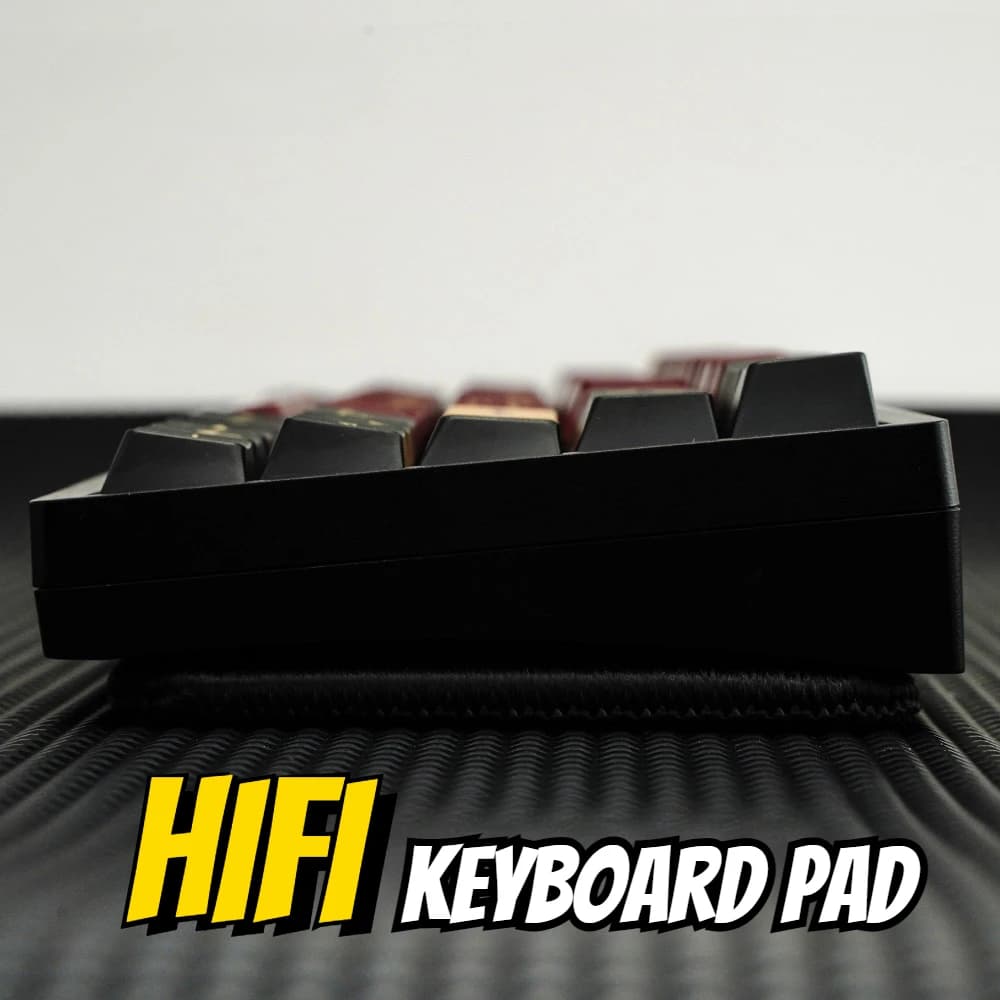 ECHOME Tappetino per tastiera HIFI Tappetino da scrivania Tappetino per tastiera meccanica personalizzato Ottimizza l'effetto sonoro Compatibile con 60% 65% 75%