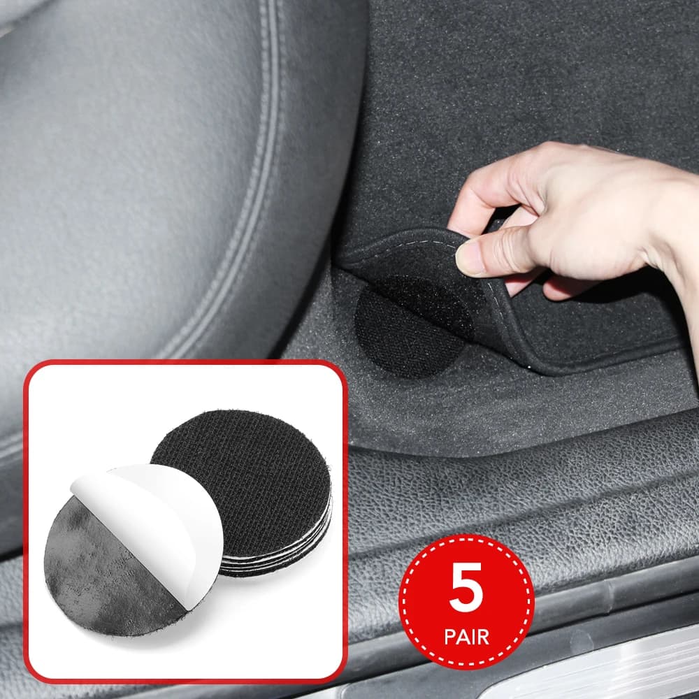 5 paia di adesivi di fissaggio autoadesivi resistenti nastro adesivo per Renault Duster Clio DACIA 3 Twingo Logan Sandero Modus