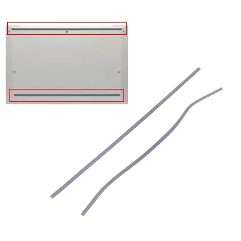 Striscia in gomma antiscivolo per piedini inferiori DIY per laptop Elitebook 830 735 G7 G8, accessori 1 pz