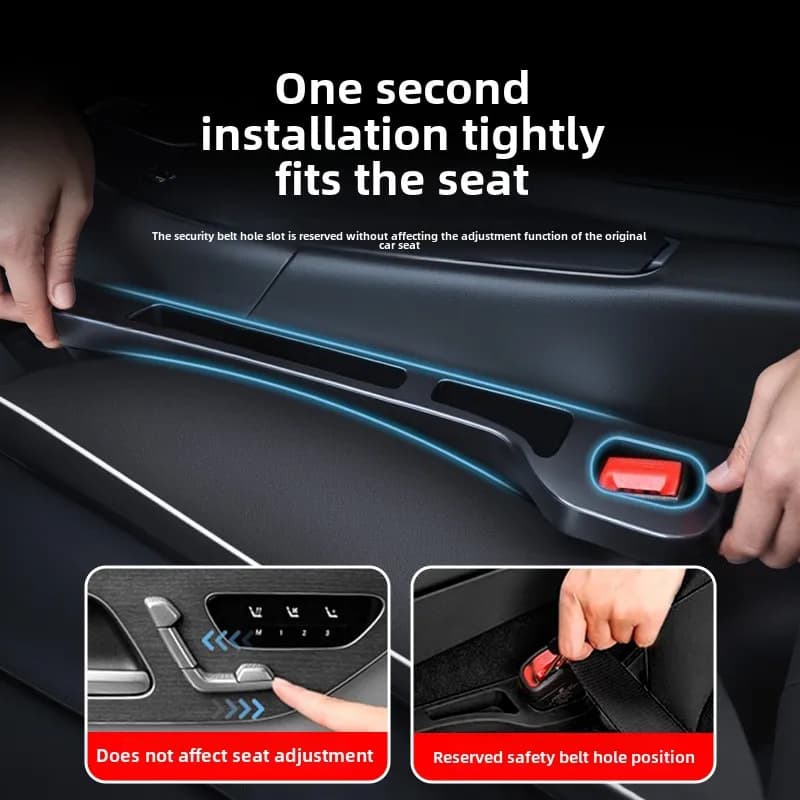 For Nissan Qashqai J11 2014 ~ 2020 Car Seat Gap Filling Strip Riordino of various items Spina leak proof Dustproof Dust Strip Sealing Accessories