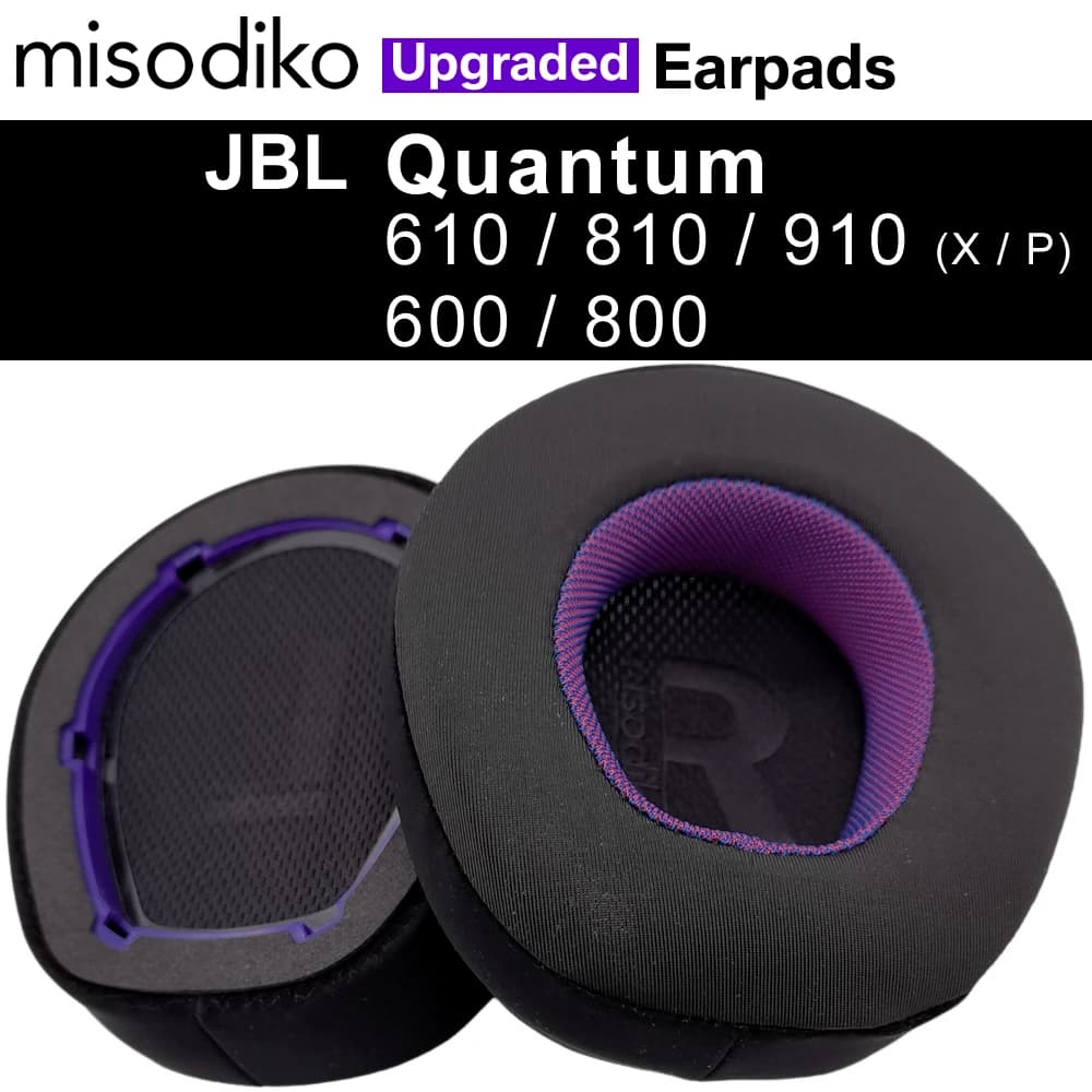Misodiko Up-to-date spare cushions for gaming headphones JBL Quantum 910 / 810 / 610 / 600 / 800