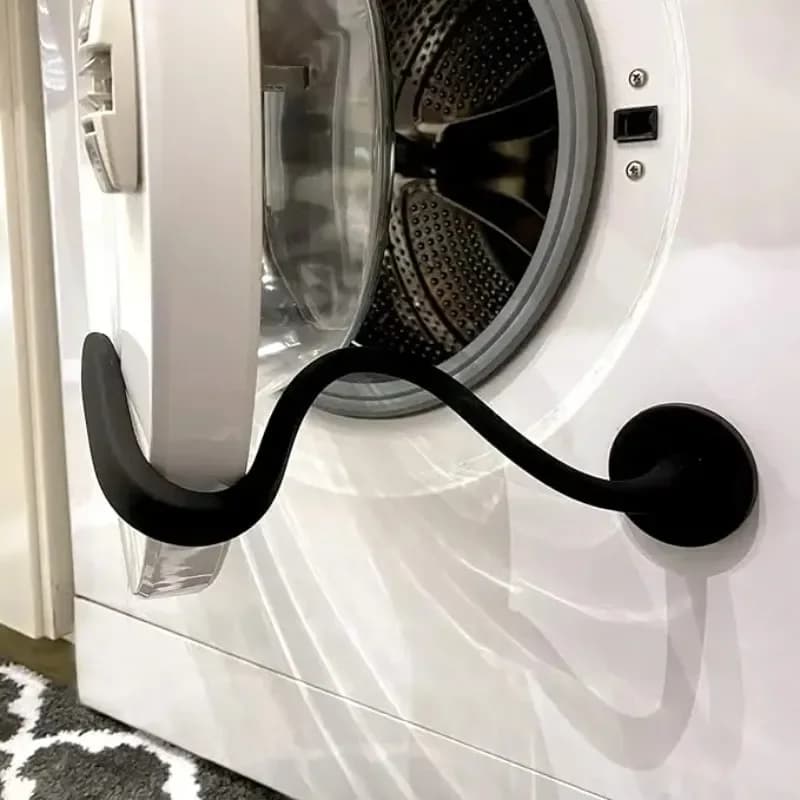 Fermaporta per lavatrice rimovibile Supporto magnetico per porta della lavatrice Mantiene la porta della lavatrice aperta per prevenire gli odori Limitatore della porta dell'asciugatrice