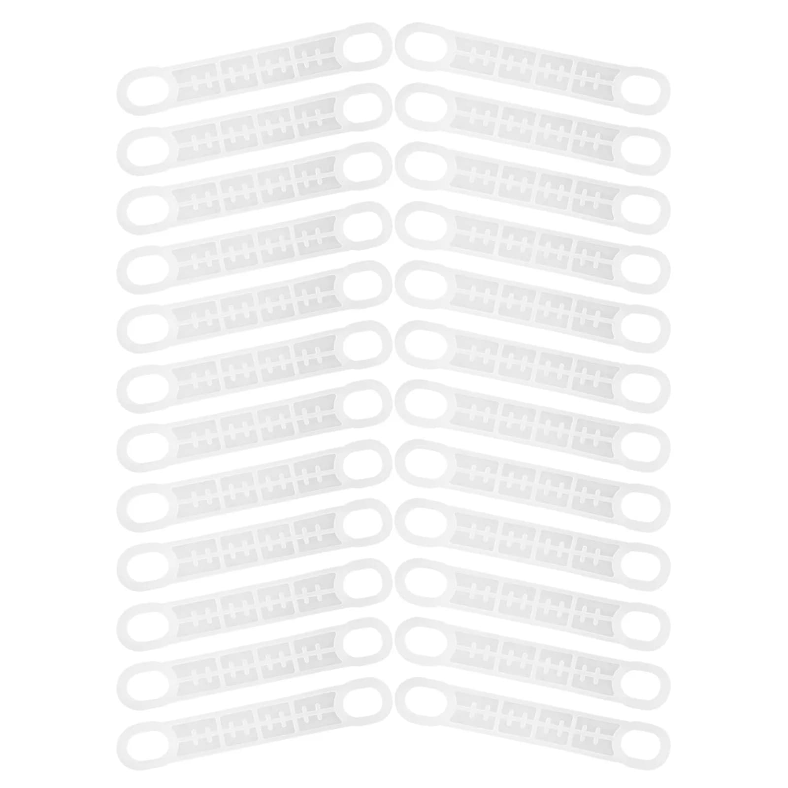 100 Pezzi Strisce Antiscivolo in Silicone per Grucce, Coperture Trasparenti Antiscivolo per Grucce in Plastica e Legno, Accessori