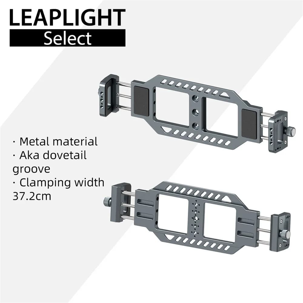 LEAPLIGHT Large Size Laptop Clip Tablet Phone Stand Tripod Aluminum Adjustable Bracket for Phones Tablets Macbook Holder