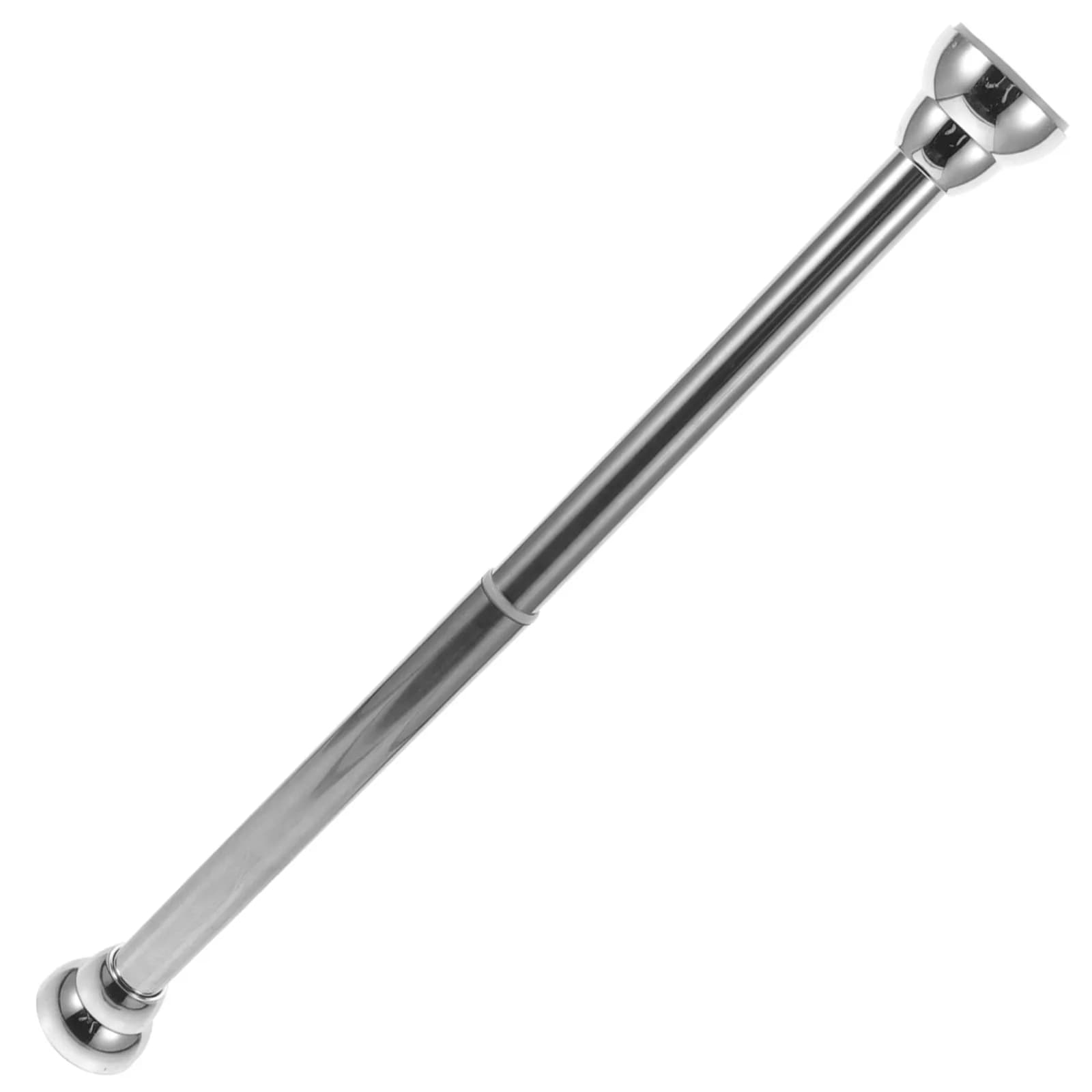 Asta per Tende Regolabile Antiscivolo in Acciaio Inox Resistente, Multiuso per Bagno, Porta o Lavanderia