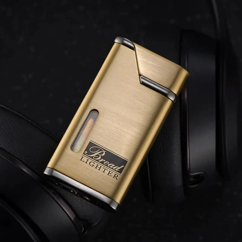 Hot Torch Windproof Butane Gas High Power Direct Injection Flame Metal Lighter Outdoor Barbecue Kitchen Cigar Lighter Men's Gift