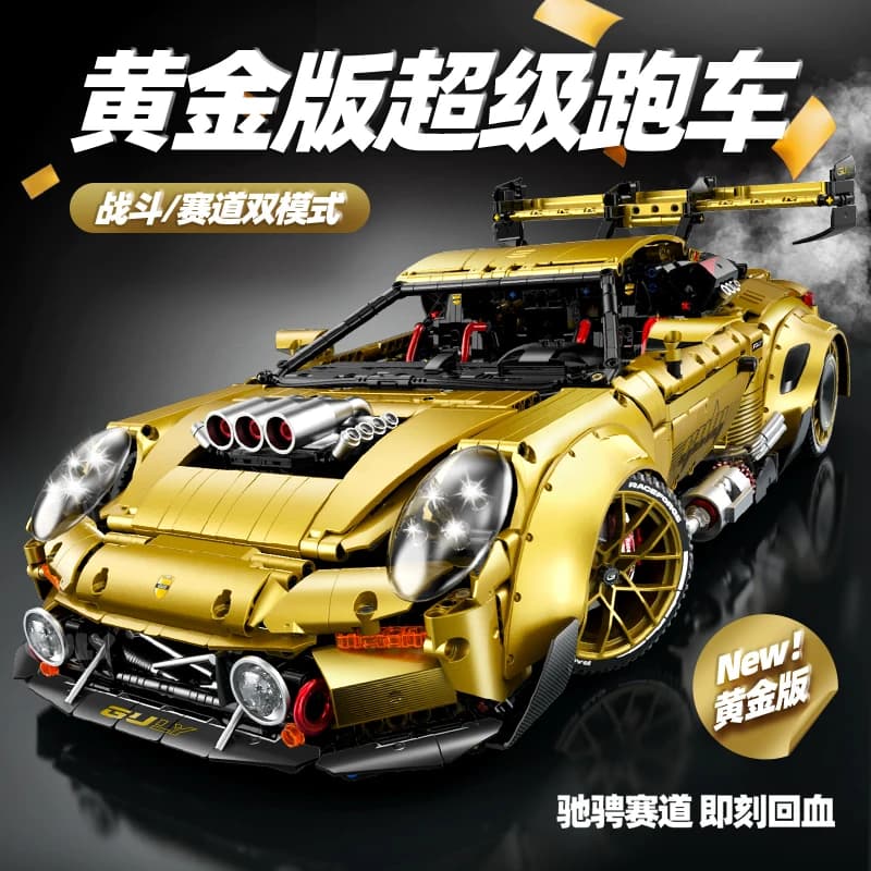 Nuovo 10640 3824 pz MOC Tecnico di Controllo Remoto Auto Sportiva GT3 Building Blocks Mattoni Modello di Montaggio Giocattoli per I Ragazzi Set Regalo