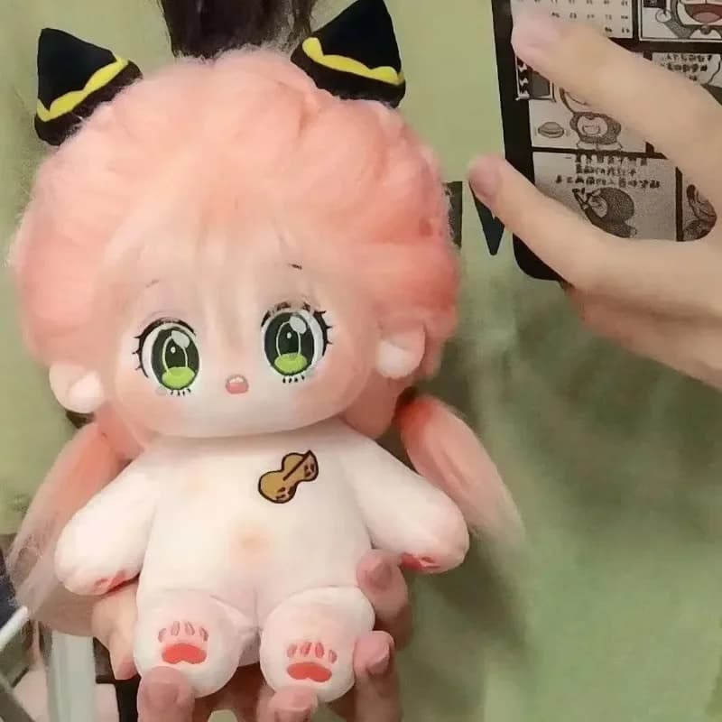 20cm Game SPY×FAMILY Anya Forger Doll Cosplay Cartoon Soft Body Change Clothes Pillow Xmas Gifts