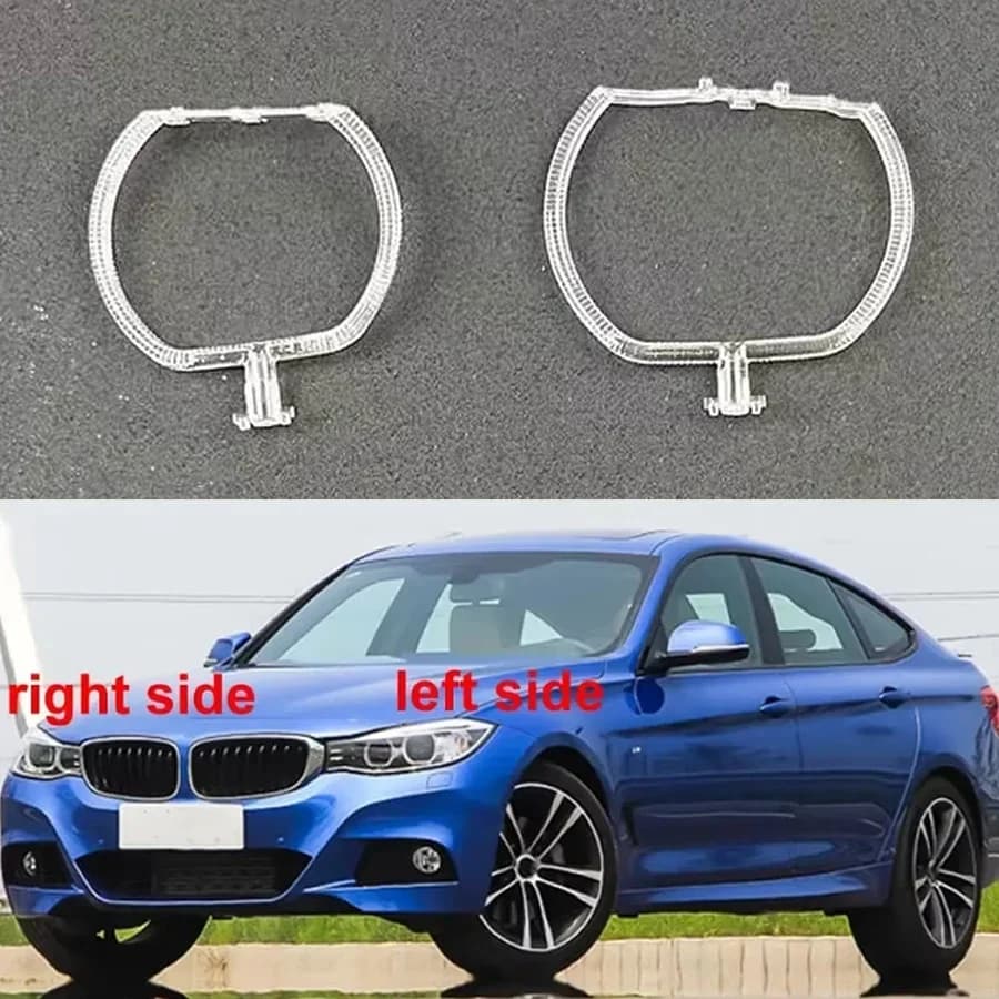 Per BMW Serie 3 GT 2013 2014 2015 2016 Accessori Auto DRL Luce di marcia diurna Tubo Faro Cerchio Anello Piastra guida