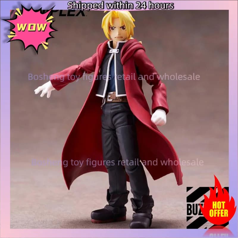 Originale Aniplex BUZZmod Fullmetal Alchemist Brotherhood Edward Elric Anime In Magazzino Action Figures Collezione Modello Giocattoli