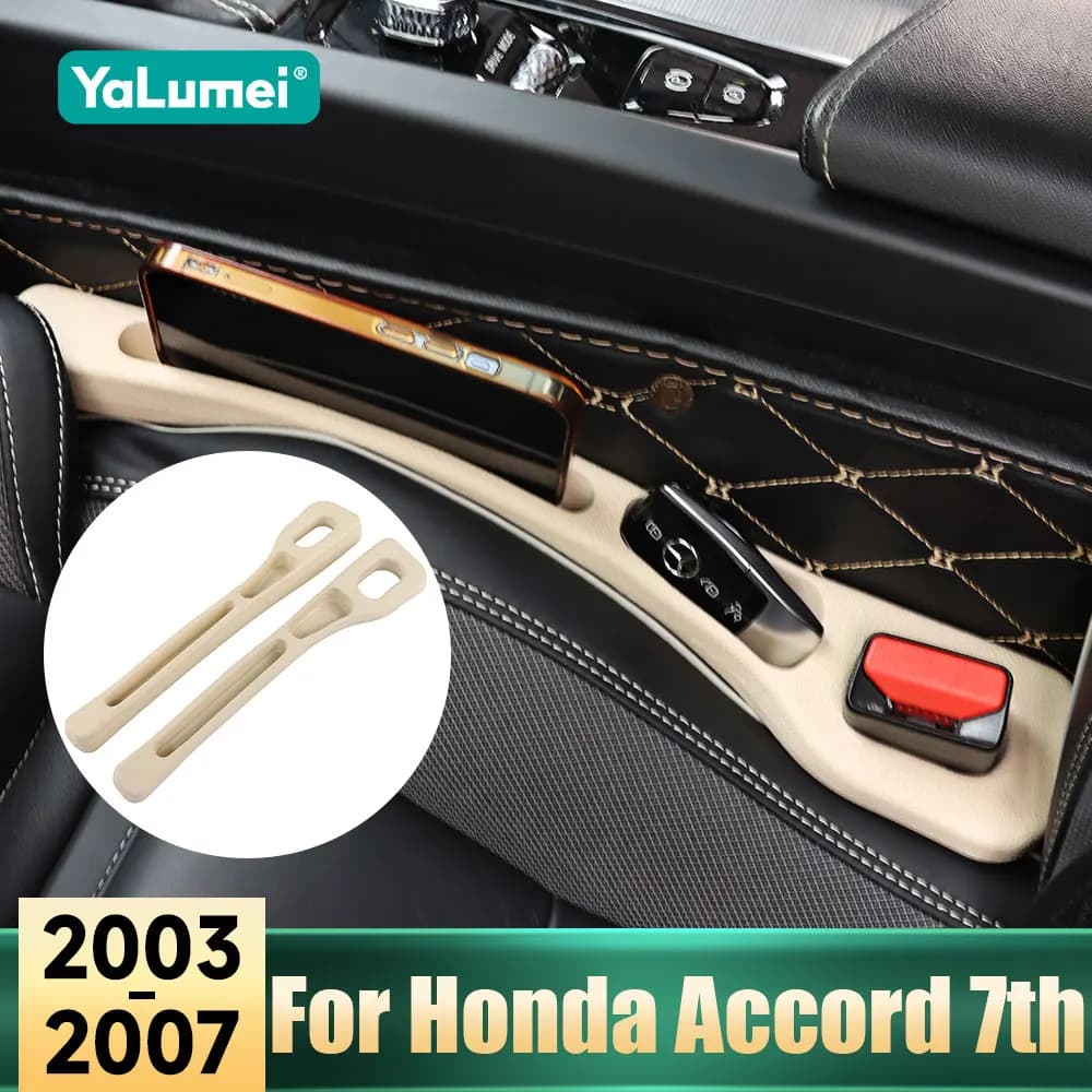 For Honda Accord 7 VII MKVII MK7 7th 2003 2004 2005 2006 2007 Car Seat Gap Storage Strip Loss proof Filling Strip Accessories