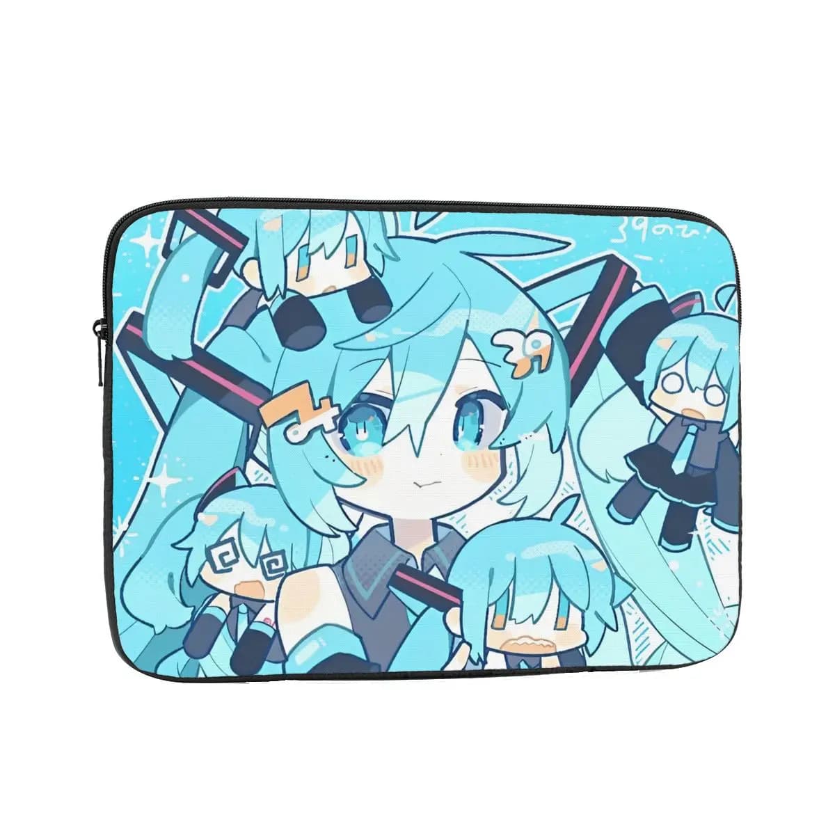 Custodia Protettiva per Laptop e Notebook Hatsune Miku, Borsa per Computer Anime Giapponese 12 13 15 17 Pollici Antiurto
