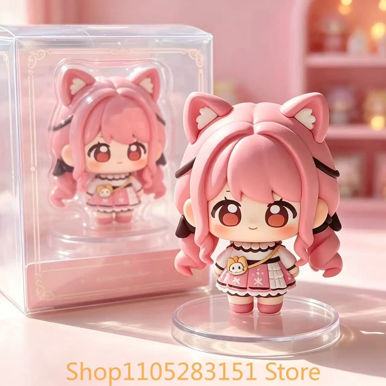 Infinity Nikki Anime Cosplay Q Version PVC Figure Model Statue Desktop Ornament Mascot Student Accessory Mascot Fans Gift