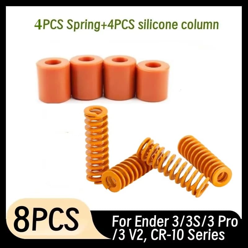 Ender 3 Pro springs, 3D printer bed springs, Ender 3 bed leveling springs compatible for the Ender 3/CR-10 series