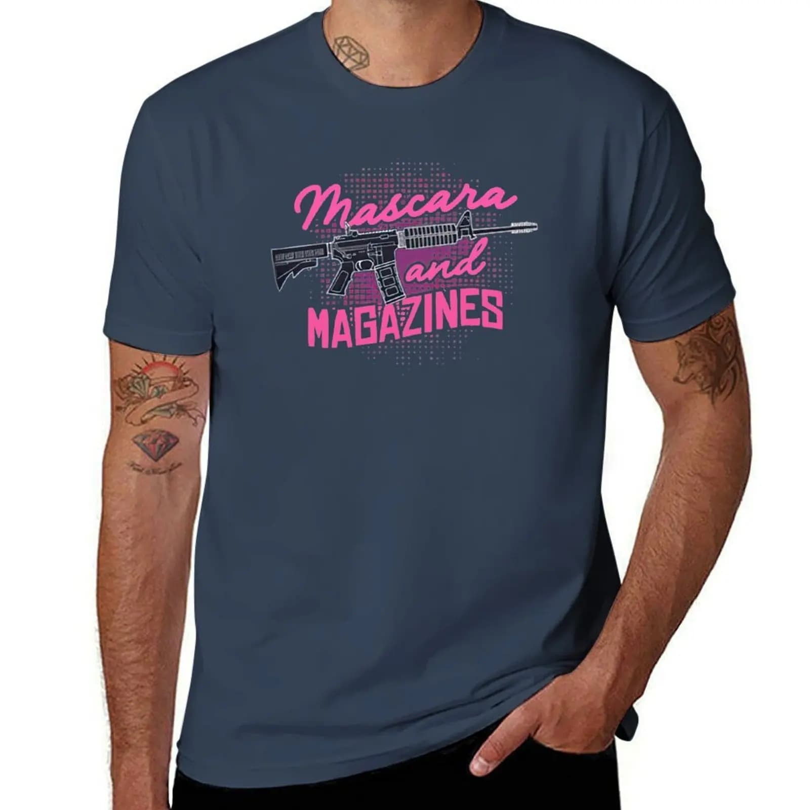 Short-sleeved T-shirt for training and performance by Mascara And Magazines