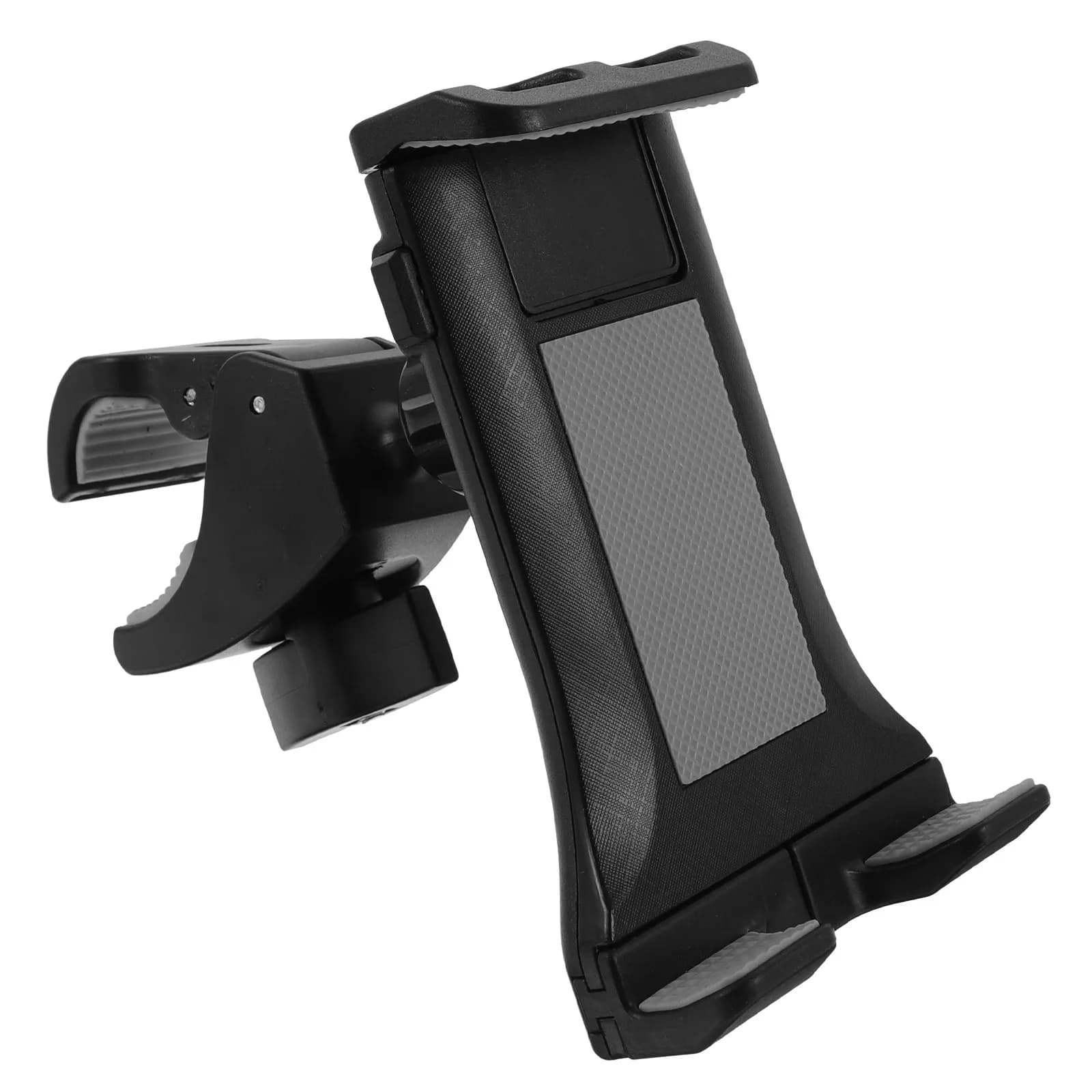 Supporto per Telefono e Tablet per Cyclette, Tapis Roulant, Passeggino, Manubrio, in ABS e Gomma, Compatto e Regolabile