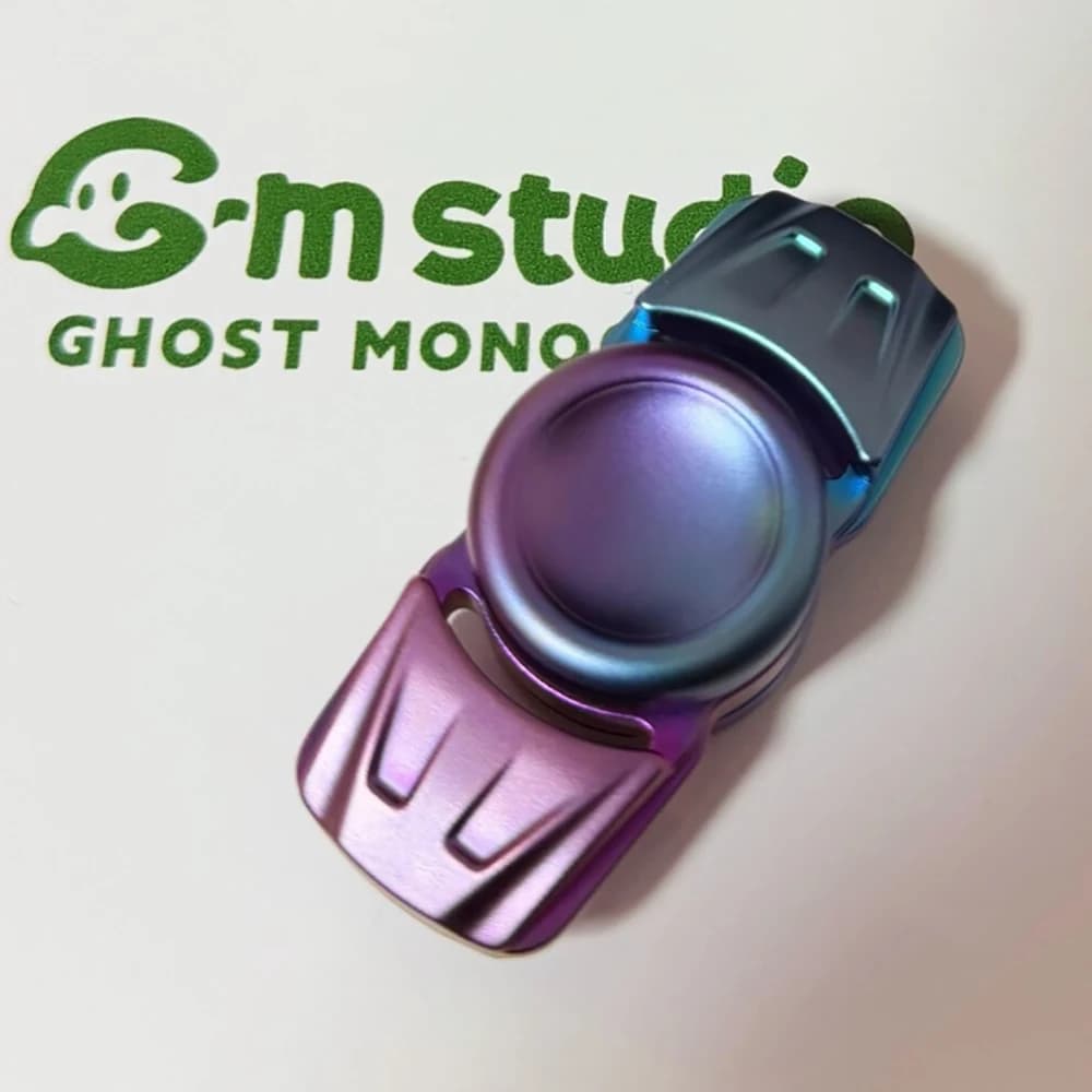 G-Monogatari Studio G1S Fidget Spinner Antistress Giocattolo per Adulti Fidget Spinner a Due Pale in Metallo
