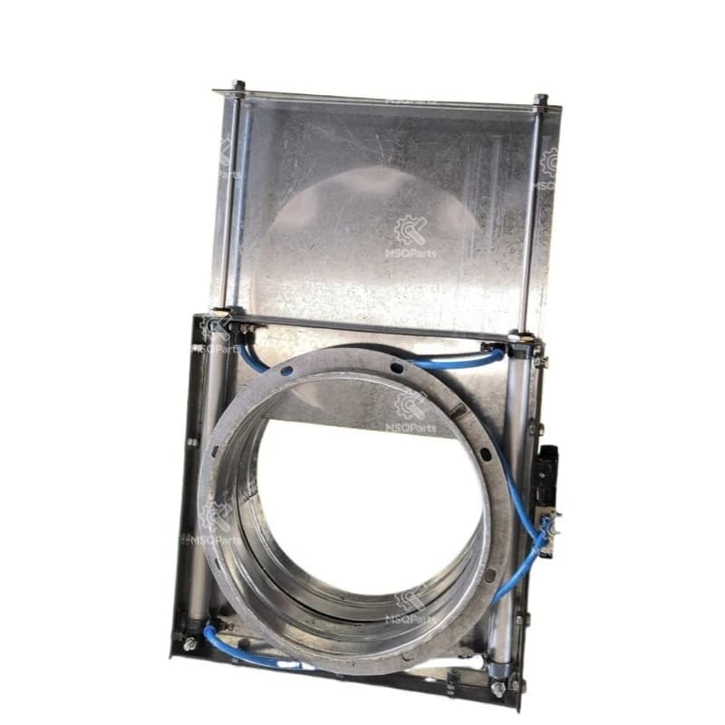 Valvola a Saracinesca Pneumatica Regolabile per Rimozione Polvere, Valvola per Tubi e Condotti per Sistemi di Raccolta Polveri e Ventilazione