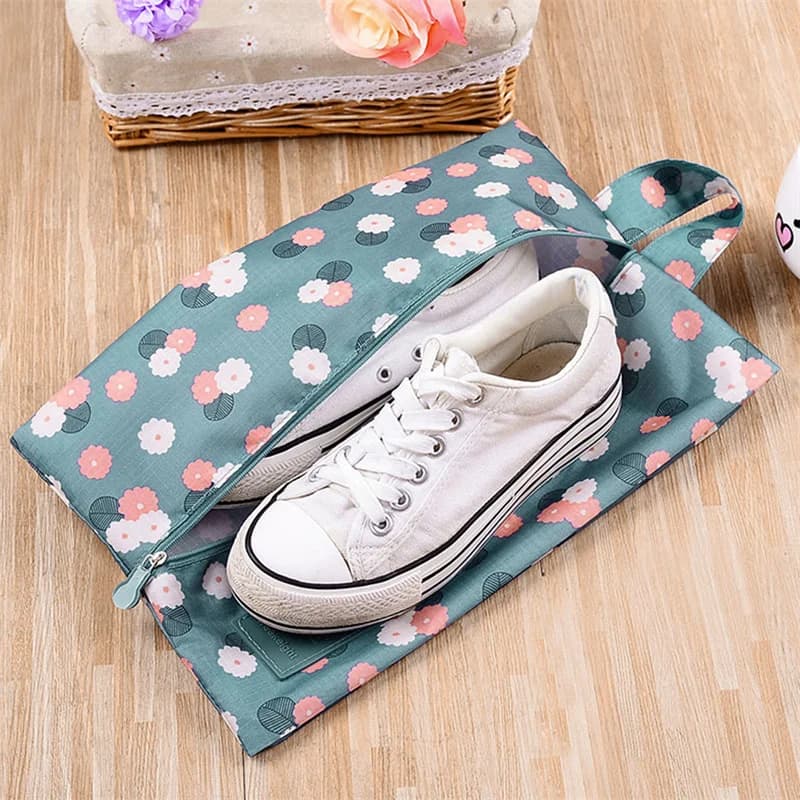 Borsa per scarpe da viaggio borsa per scarpe a prova di polvere semplice portatile monostrato borsa per scarpe borsa per riporre oggetti multiuso