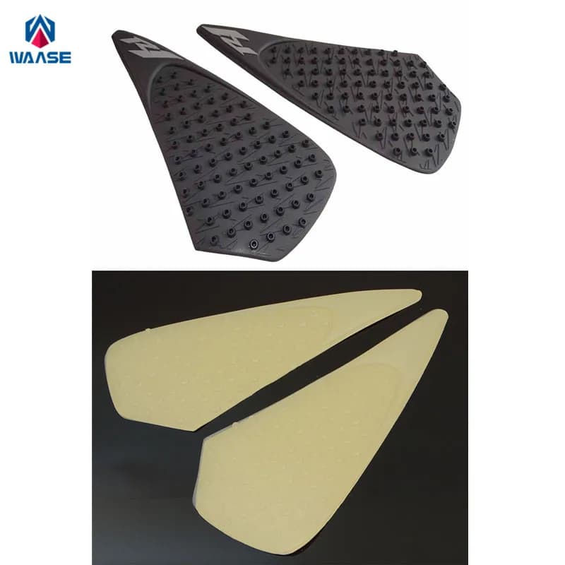 Waase per Yamaha YZF R1 2004 2005 2006 Tank Pad Protector Sticker Decal Gas Knee Grip trazione Pad Side