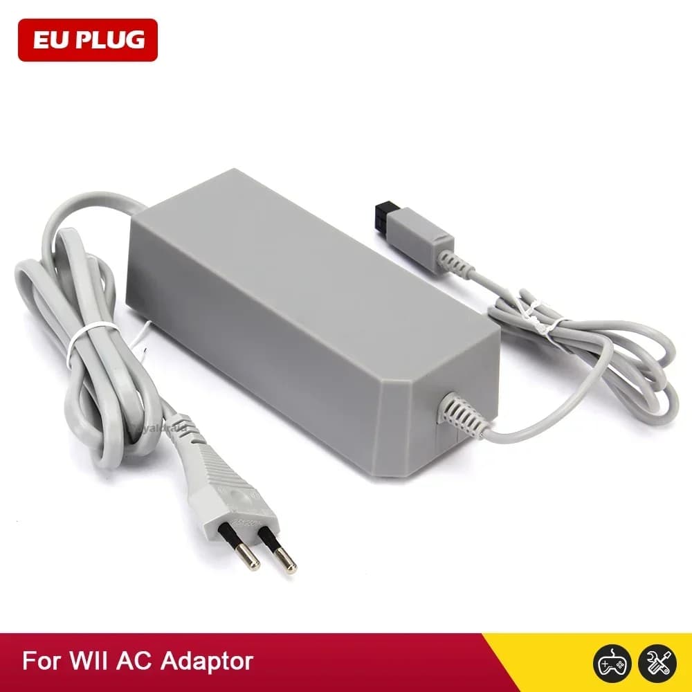 Cavo di alimentazione CA da parete con spina EU/US di ricambio per console Wii, caricabatterie di ricambio per Wii Host