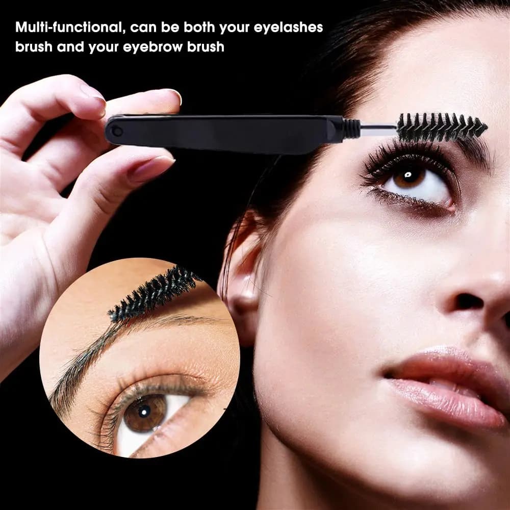 Metal Eyebrow Brush Foldable Makeup Brush Eyelashes Extension Cosmetic Tools Eyelashes Comb