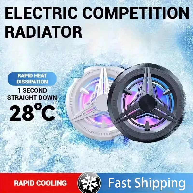 Magnetic Or back back clip Mobile Icing radiator For Tablet IPad-iPhone other phone universal gaming mobile cooling fa