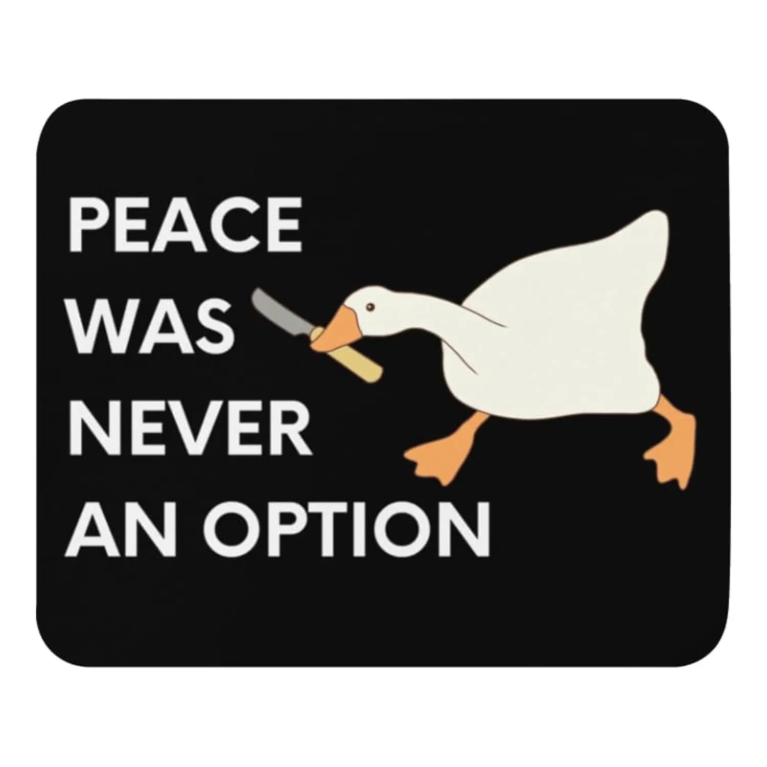 Square mouse mats with funny hot sale goose print Comodo mouse mat mouse mat keyboard mat 22x18 cm desk mat