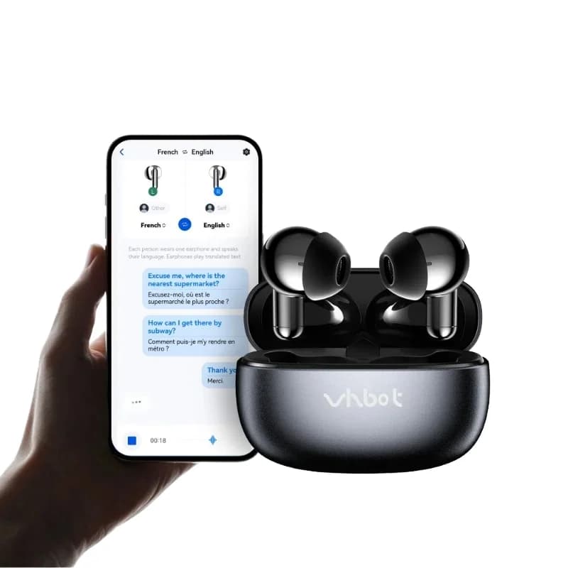 Cina AI Smart In-Ear Auricolari wireless Cuffie da gioco Cuffie Traduzione vocale
