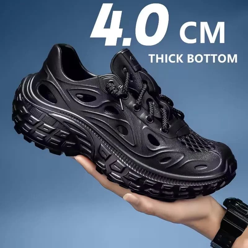 2025 Nuovi amanti della moda estiva Sandali EVA Baotou Sandali da uomo Outdoor con foro inferiore spesso Scarpe da spiaggia di lusso da uomo Scarpe da giardino