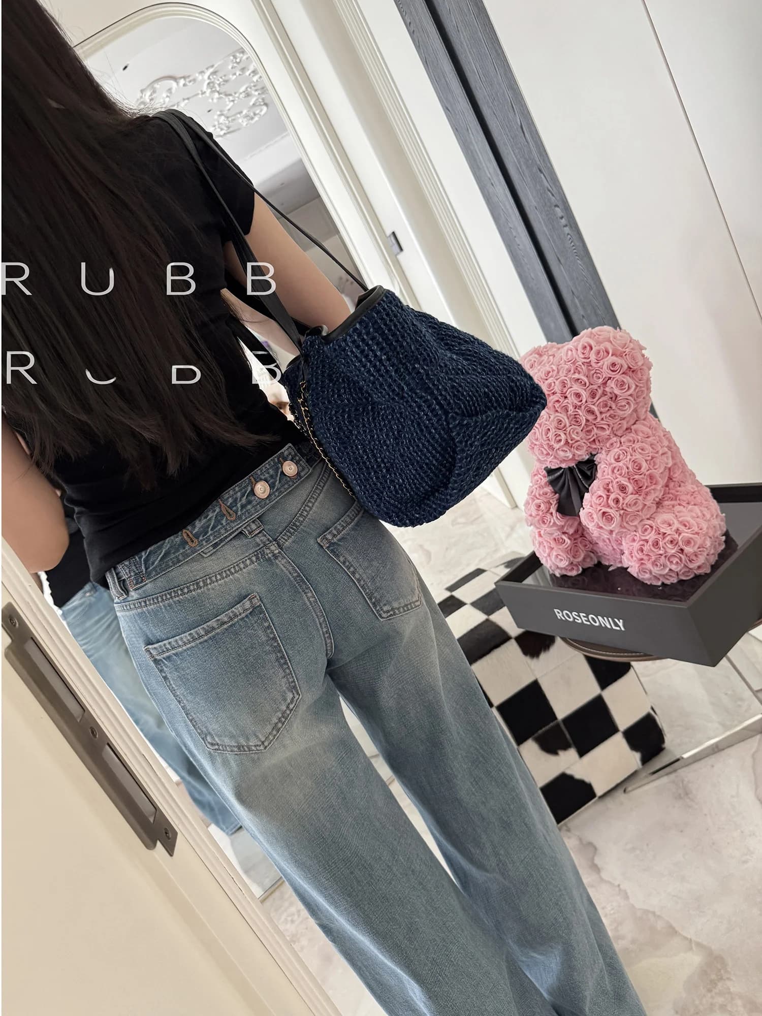 Jeans da Donna a Vita Bassa con Dettagli a Bottoni, Pantaloni in Denim a Gamba Larga Versatili e Comodi, Traspiranti per Primavera Estate