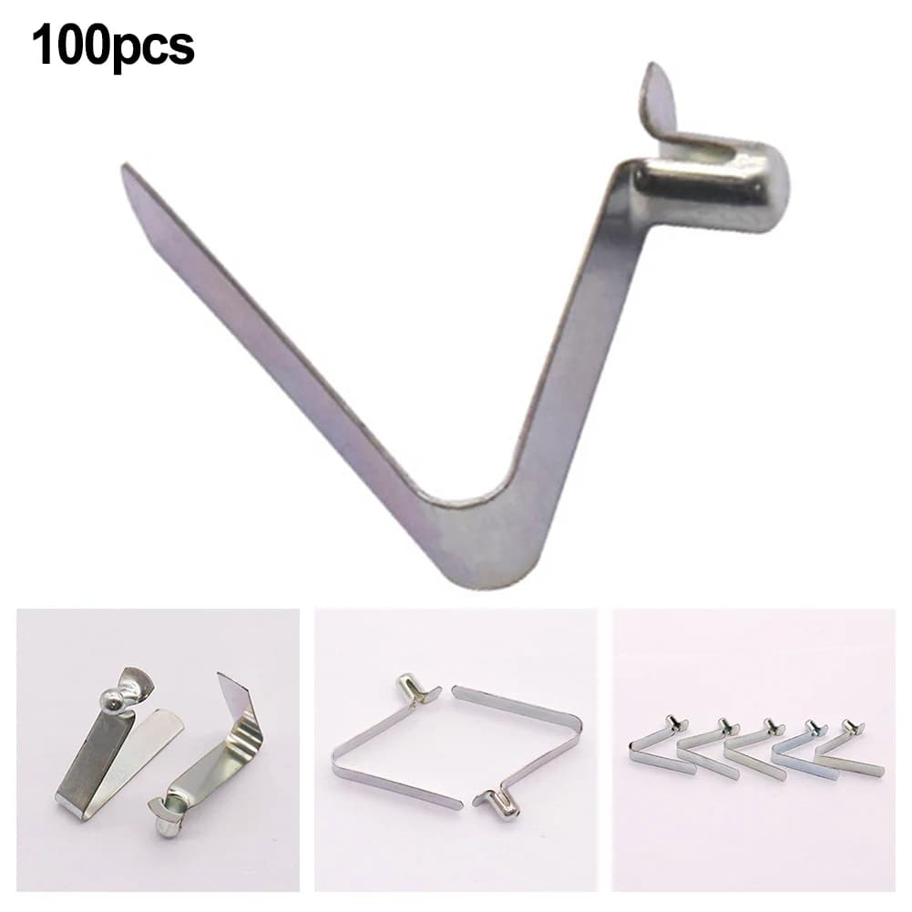 100pcs Spring Clip Locking Tube Pin Push Clip For Tent Pole For Kayak Paddle 5.5mm Kayaking Boat Accessories