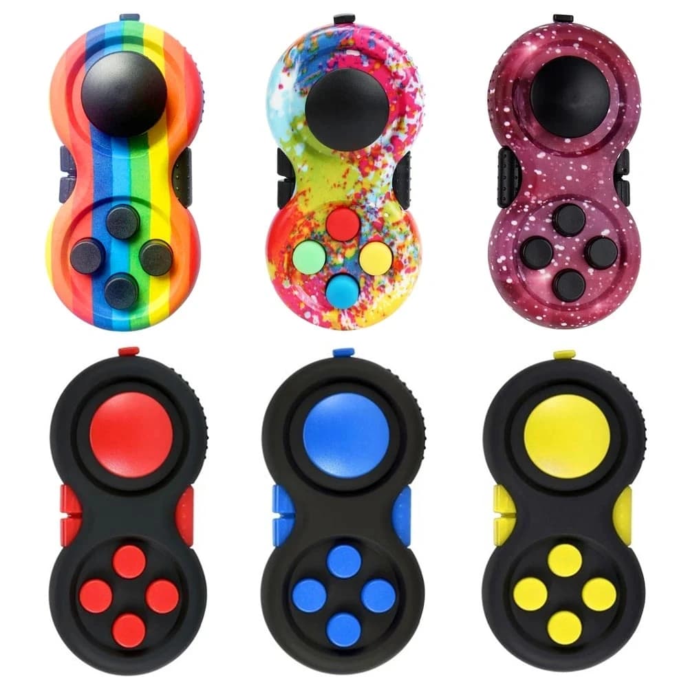 Fidget Pad Controller Alleviare lo stress e l'ansia ADHD Autismo Giocattoli sensoriali Bambini Adulti Gadget fantastici Juguete Ansiedad