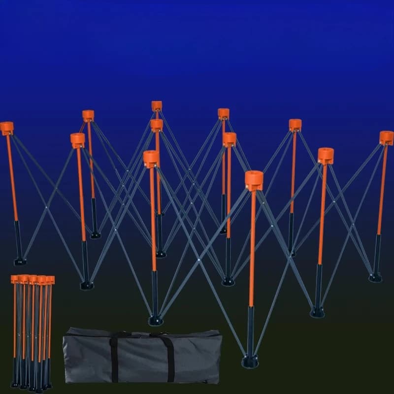 Panca da lavoro speciale per la lavorazione del legno pieghevole telescopica con gamba a ragno, piattaforma di supporto con staffa multifunzionale