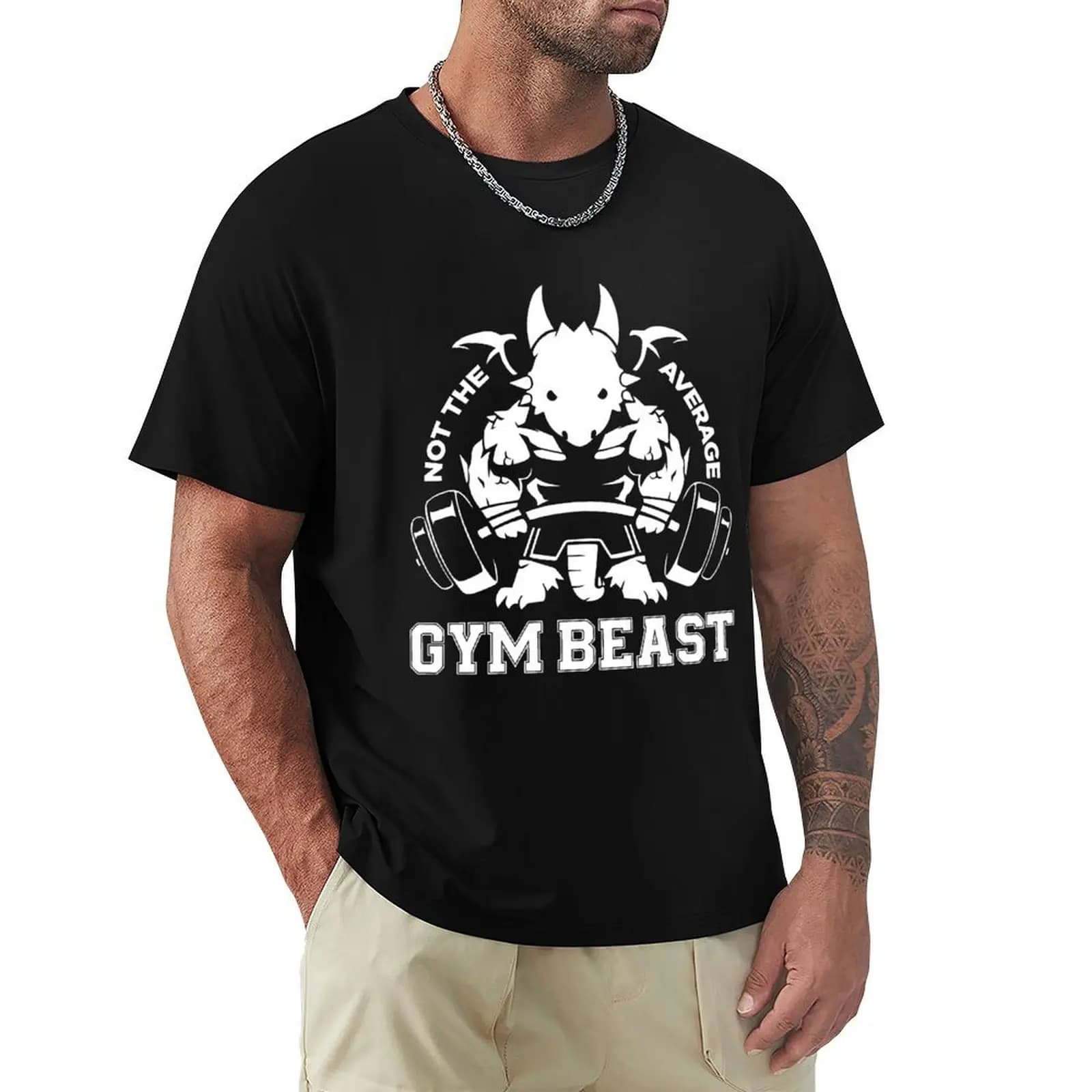 Non si tratta della normale maglietta GYM BEAST, ma di una resistente maglietta da lavoro.
