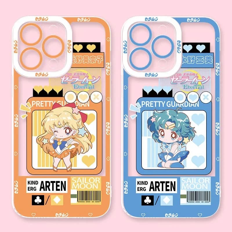 Cartoon Anime marisers Moons Phone Case per iPhone 15 14 Pro Max 13 12 Mini 11 Pro XR XS X 8 7 6 6S Plus SE 2020 Silicone Funda