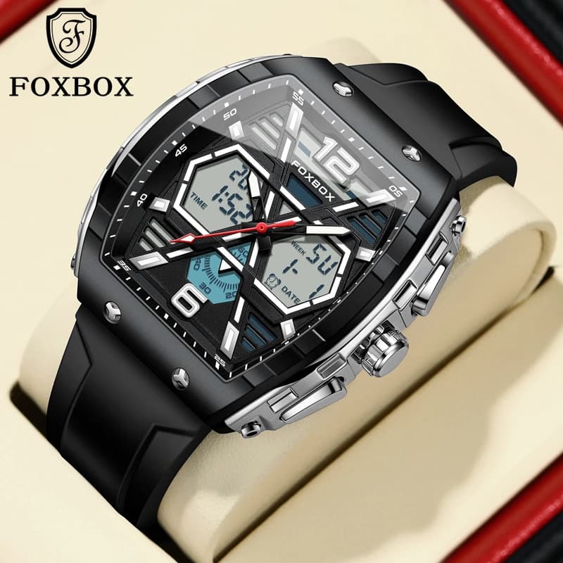 New LIGE Luxury Watches Digital Sports Military Quartz Wrist Watch with Men's Waterproof Analog Alarm Clock Relogio Masculino