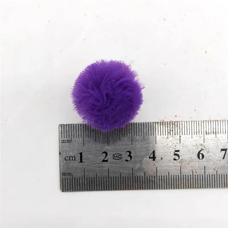 Pet Cat Head Flower Classic Small Ball Paragraph Dog Hair Accessories Dog Grooming Tools Elastic Hair Band Hair Pet Supplies